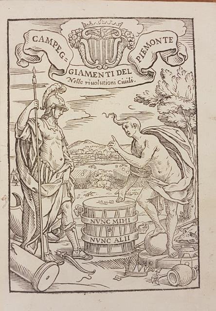 CAMPEGGIAMENTI OVERO ISTORIE DEL PIEMONTE. Descritte dal Conte D. Emanuel …