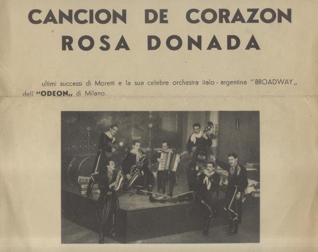CANCION DE CORAZON. Tango per Canto e Pianoforte. Parole del … | Immagine principale