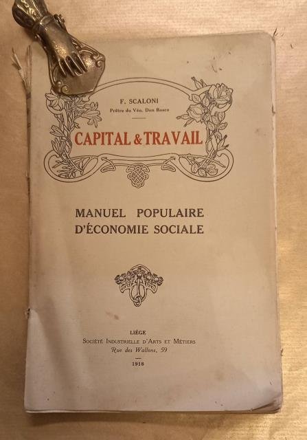 CAPITAL & TRAVAIL. Manuel populaire d'économie sociale.