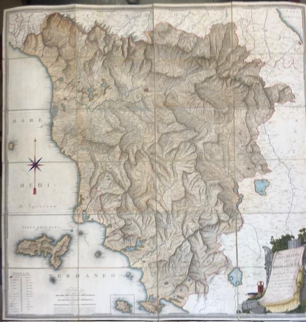 CARTA MILITARE DEL REGNO D'ETRURIA E DEL PRINCIPATO DI LUCCA. …