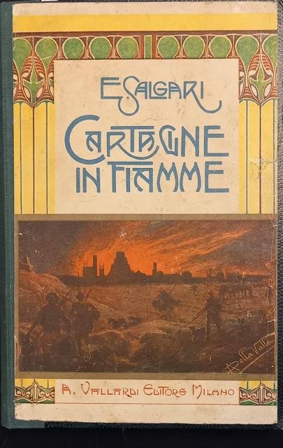CARTAGINE IN FIAMME. Romanzo storico illustrato da 20 disegni di …
