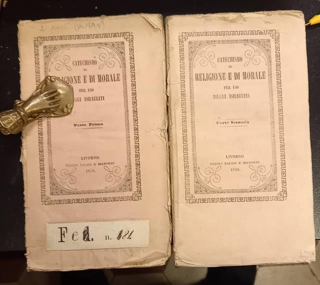 Catechismo di religione e di morale per gli israeliti. Diviso …