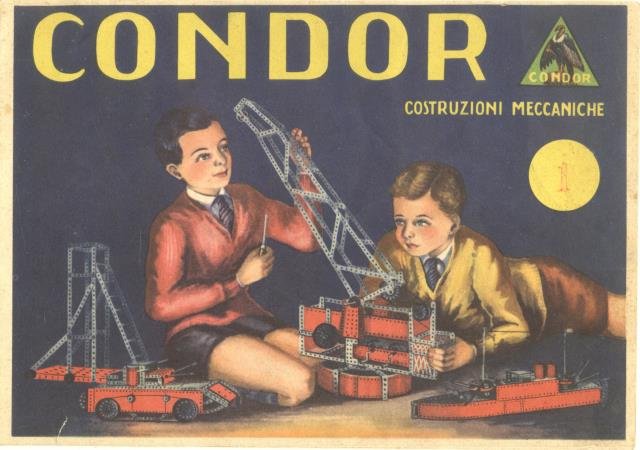 CONDOR COSTRUZIONI MECCANICHE. Catalogo illustrato Scatola n°1. 1960 circa.