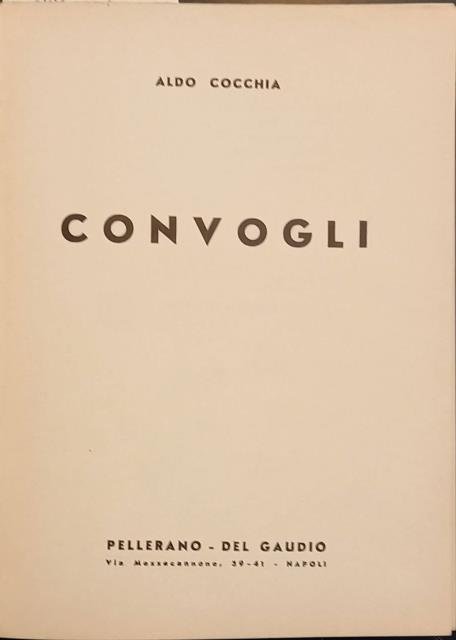 CONVOGLI. 1950 circa.