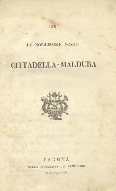 De' cambiamenti avvenuti ne' confini del territorio padovano ne' tempi …