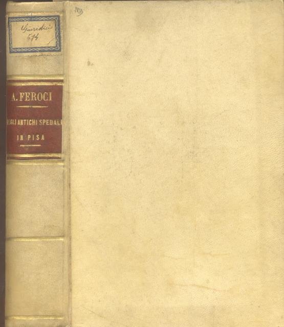 DEGLI ANTICHI SPEDALI IN PISA.
