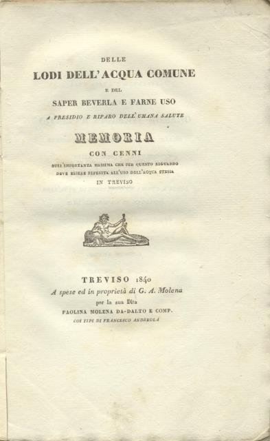 DELLE LODI DELL'ACQUA COMUNE E DEL SAPER BEVERLA E FARNE …