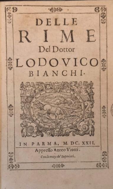 DELLE RIME DEL DOTTOR LODOVICO BIANCHI.