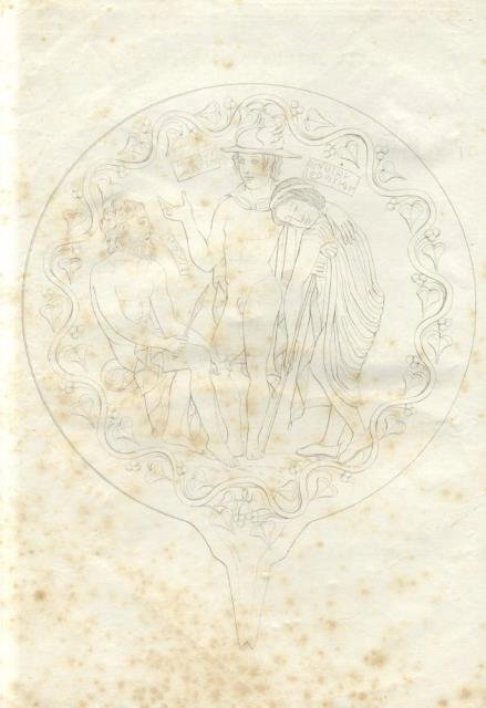 DELLO SPECCHIO MISTICO DI BRONZO RAPPRESENTANTE ULISSE E TIRESIA. Illustrazione. All' E.mo e R.mo Principe Signor Cardinale Pier Francesco Galleffi.