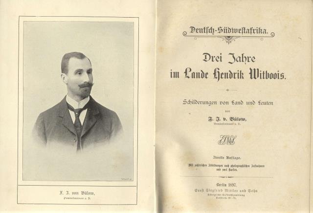DEUTSCH - SÜDWESTAFRIKA. Drei Jahre im Lande Hendrik Witboois. Schilderungen … | Immagine principale