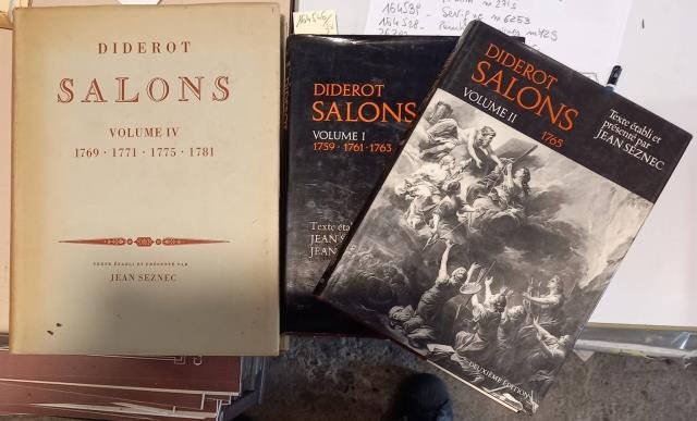 DIDEROT SALONS. Texte établi et présenté. 1967-1979.