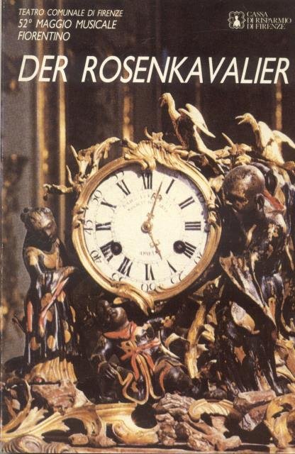 DIE ROSENKAVALIER. Programma di sala per l'esecuzione dell'Opera di Richard …