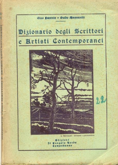 DIZIONARIO DEGLI SCRITTORI E DEGLI ARTISTI CONTEMPORANEI. Una sintesi del … | Immagine principale