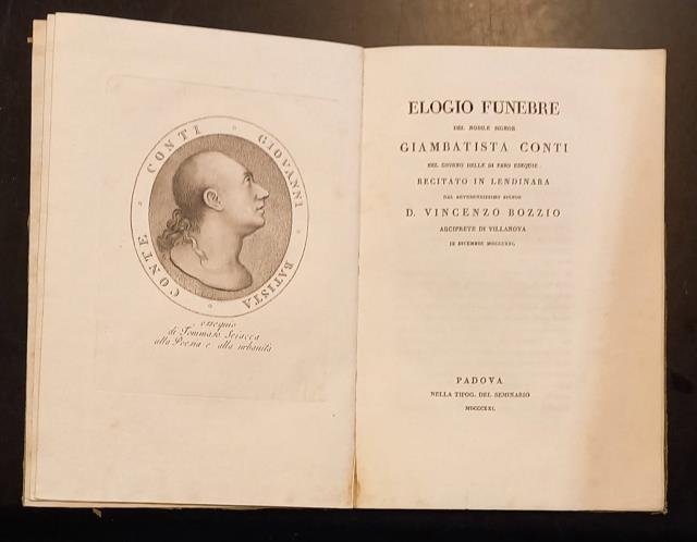 ELOGIO FUNEBRE DEL NOBILE SIGNOR GIAMBATISTA CONTI NEL GIORNO DELLE …