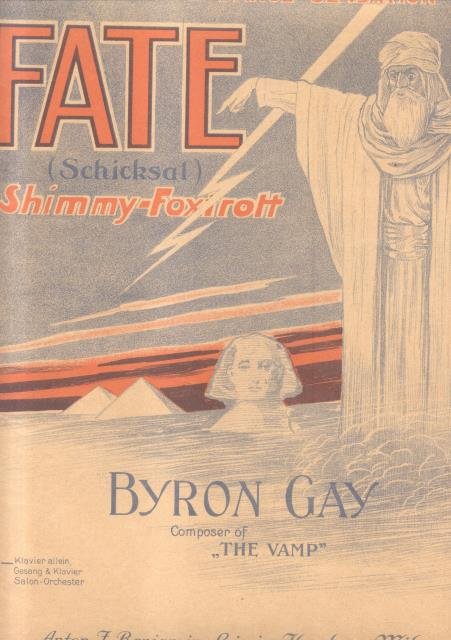 FATE ("Schicksal"). Oriental Novelty for Trot. Pianoforte.