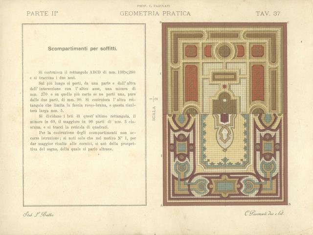 GEOMETRIA PRATICA. Album di 65 tavole.