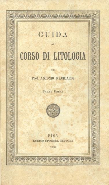 GUIDA AL CORSO DI LITOLOGIA. | Immagine principale