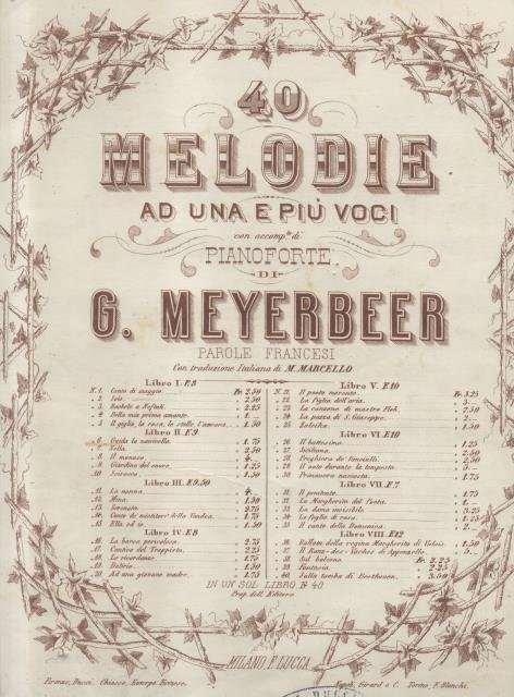 GUIDA LA NAVICELLA ("Guide au bord ta nacelle"). Melodia per …