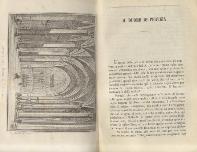 IL DUOMO DI PERUGIA. Illustrazione storico - descrittiva.