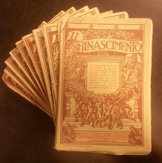 IL RINASCIMENTO. Rivista quindicinale diretta da Gabriele D'Annunzio. 1905-1906.