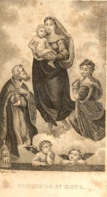 IMITATION DE LA SAINTE VIERGE. 1850 circa.