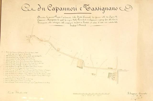 IN CAPANNORI E TASSIGNANO. Dimostra la presente Pianta l'andamento della …