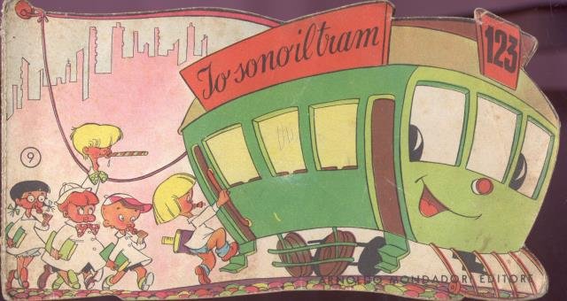 IO SONO IL TRAM. Album sagomato per bambini.