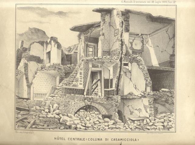 L'ISOLA D'ISCHIA ED IL TERREMOTO DEL 28 LUGLIO 1883. Memoria.