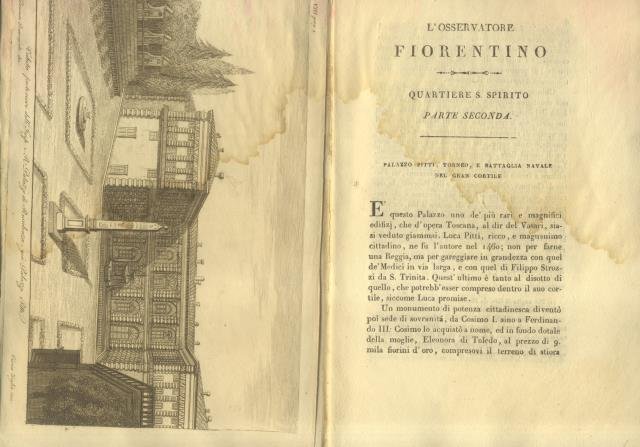 L'OSSERVATORE FIORENTINO SUGLI EDIFIZJ DELLA SUA PATRIA. Terza edizione sopra …