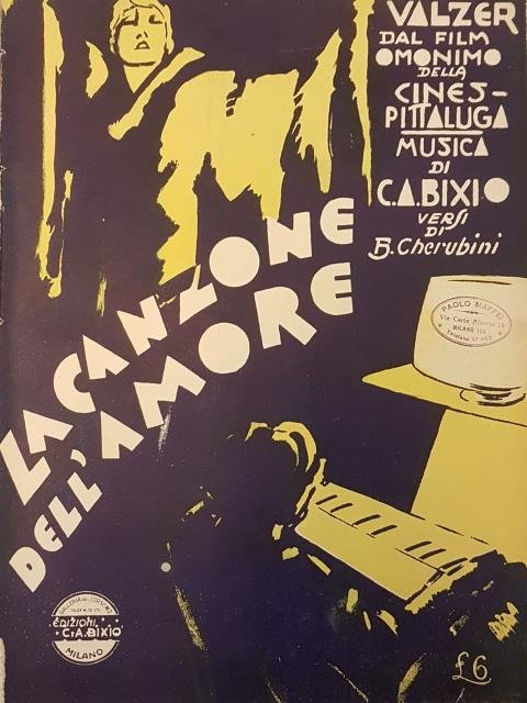 LA CANZONE DELL'AMORE. Valzer moderato dal film omonimo della "Cines …