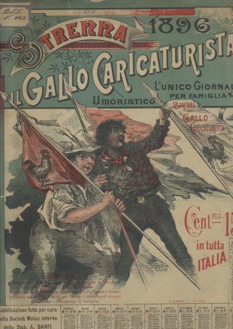 LA FAMIGLIA. Valzer per Pianoforte. Estratta della rivista "Il gallo caricaturista. L'unico giornale umoristico per famiglia", Strenna 1896.