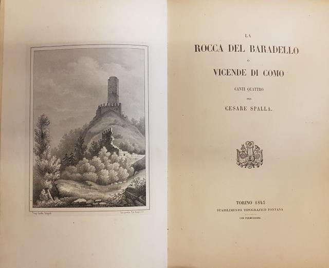 LA ROCCA DEL BARADELLO O VICENDE DI COMO. Canti quattro.