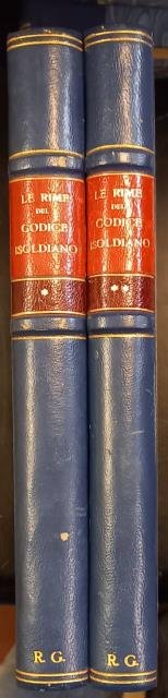 LE RIME DEL CODICE ISOLDIANO. Bologn. Univ. 1739.