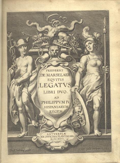 LEGATUS LIBRI DUO. Ad Philippum Iv Hispaniarum Regem.