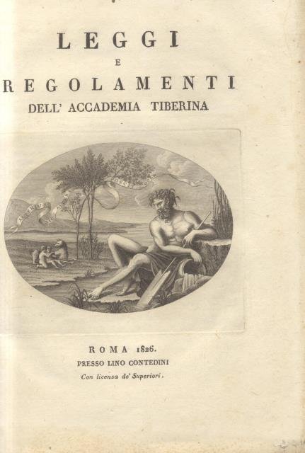 LEGGI E REGOLAMENTI DELL'ACCADEMIA TIBERINA.