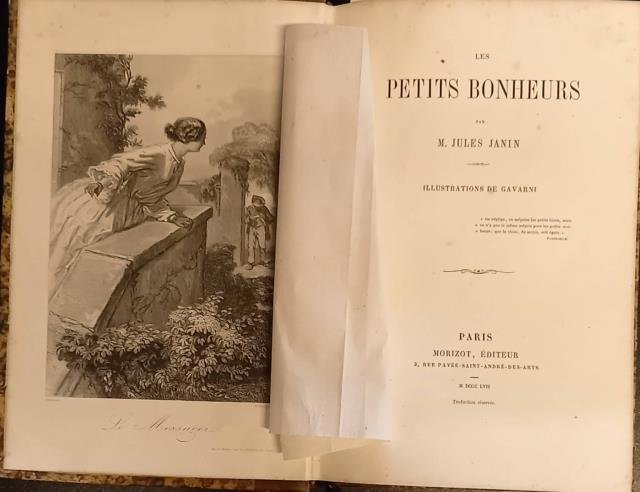 LES PETITS BONHEURS. Illustrations de Gavarni.
