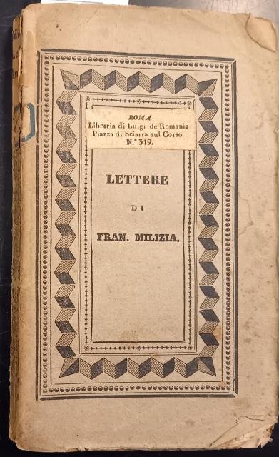 LETTERE AL CONTE FR. DI SANGIOVANNI. Ora per la prima …