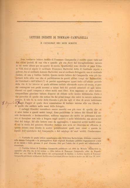 LETTERE INEDITE E CATALOGO DEI SUOI SCRITTI. Per le nozze …