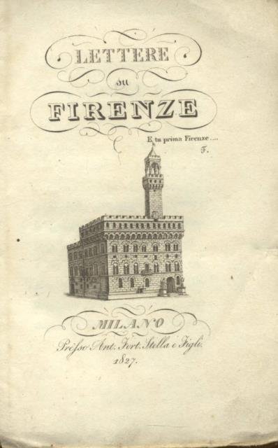 LETTERE SU FIRENZE.