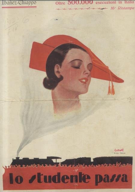 LO STUDENTE PASSA. One-step canzone di E.M.Chiappo. Riduzione per Mandolino.