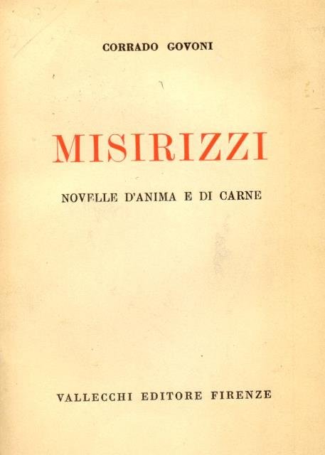 MISIRIZZI. Novelle d'anima e di carne.