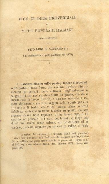 MODI DI DIRE PROVERBIALI E MOTTI POPOLARI ITALIANI. Spiegati e …