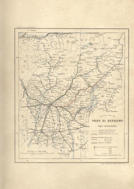 MONOGRAFIA DELLA PROVINCIA DI BERGAMO.