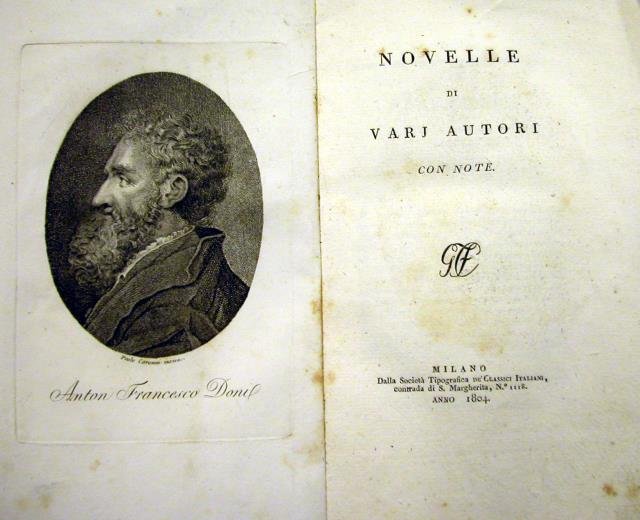 NOVELLE DI VARJ AUTORI. Con note. Solo volume secondo.