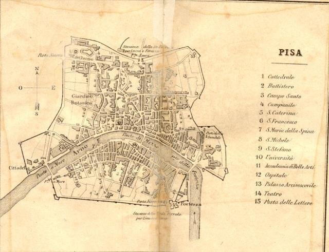 NUOVA GUIDA DI PISA. Storica, artistica, commerciale.
