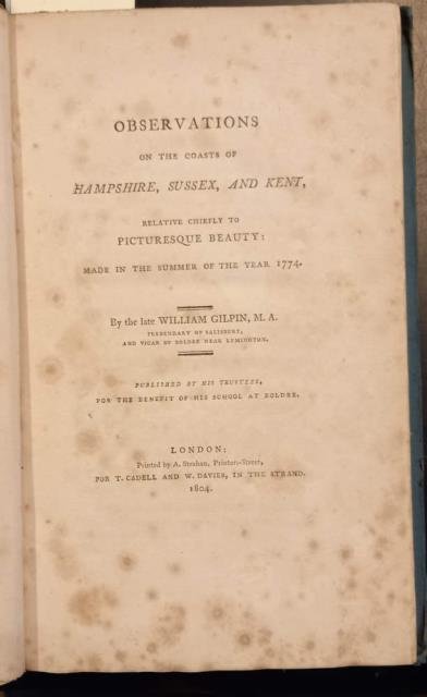 OBSERVATIONS ON THE COASTS OF HAMPSHIRE, SUSSEX, AND KENT. Relative …