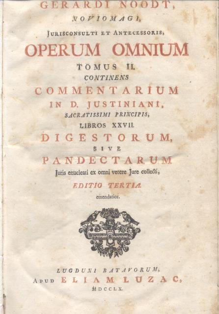 OPERA OMNIA. Recognita, aucta, emendata, multis in locis, atque in …