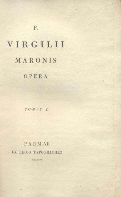 P. VIRGILII MARONIS OPERA. | Immagine principale