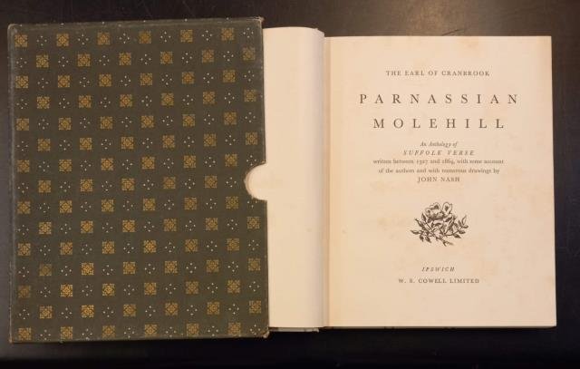 PARNASSIAN MOLEHILL. An Anthology of Suffolk Verse Written Between 1327 …