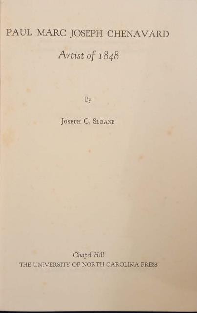 PAUL MARC JOSEPH CHENAVARD. Artist of 1848.